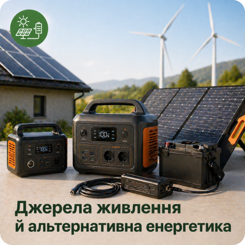 Джерела живлення й альтернативна енергетика