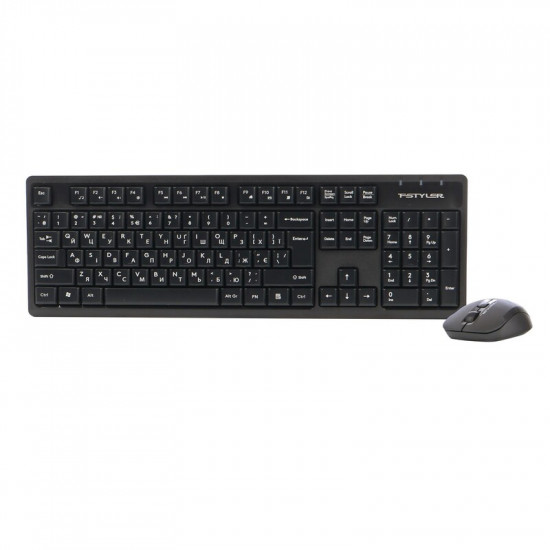 Комплект (клавіатура, миша) бездротовий A4Tech FG1200 Black