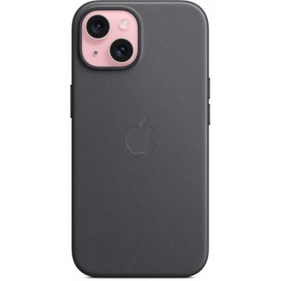 Чохол-накладка Apple FineWoven Case with MagSafe для Apple iPhone 15 Black (MT393)