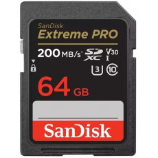 Карта пам`яті SDXC 64GB UHS-I/U3 Class 10 SanDisk Extreme Pro V30 R200/W90MB/s 4K (SDSDXXU-064G-GN4IN)