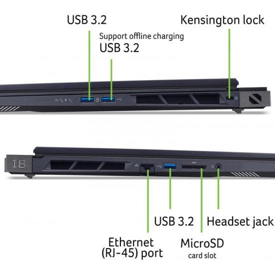 Ноутбук Acer Predator Helios 18 PH18-73-97PH (NH.QVXEU.003) Abyssal Black