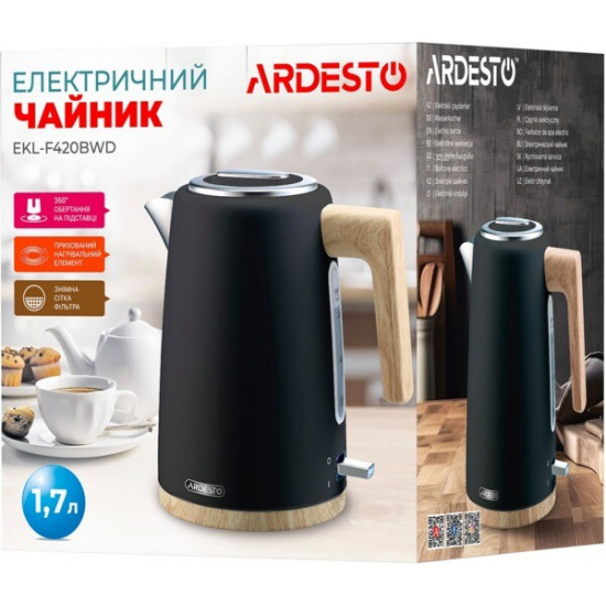 Електрочайник Ardesto EKL-F420BWD