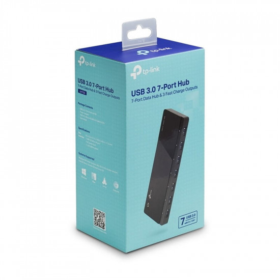 Концентратор USB3.0 TP-Link UH700 Black 7хUSB3.0