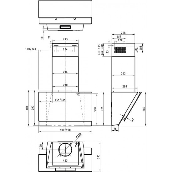 Витяжка Gorenje WHI649B21S