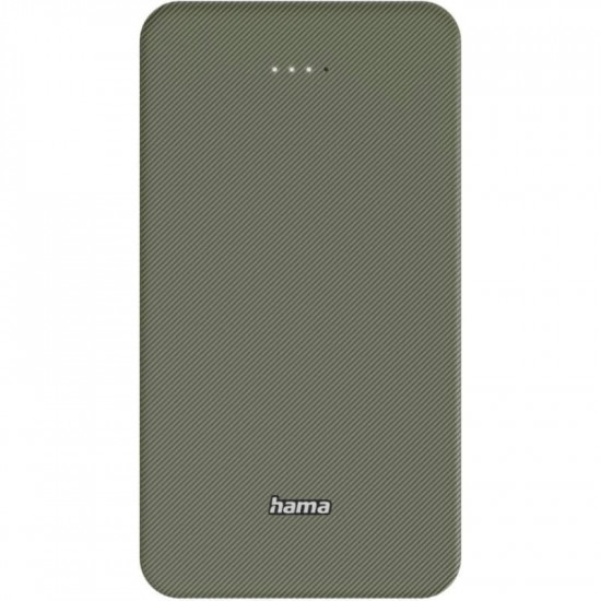Універсальна мобільна батарея Hama Power Bank 20000mAh 15W Green (201716)