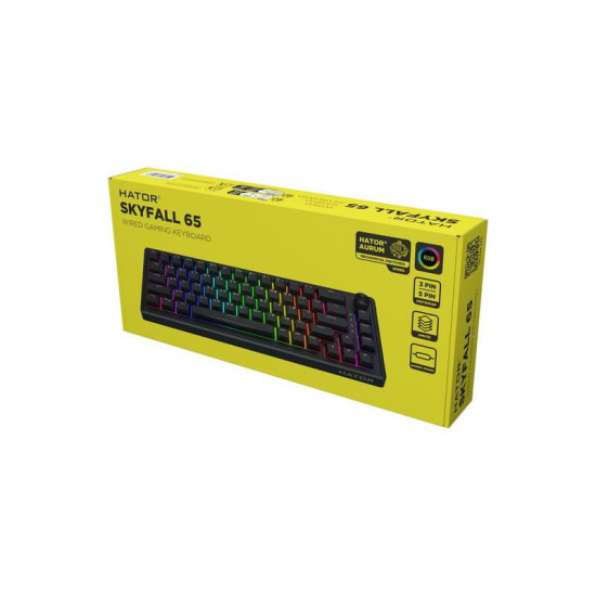 Клавіатура Hator Skyfall 65 Black/Black (HTK1160UA)