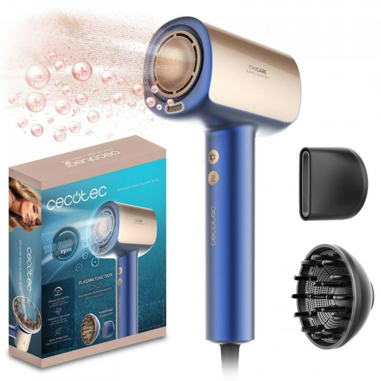 Фен Cecotec DryGlam Nano Plasma Blue (A01_EU01_101439)