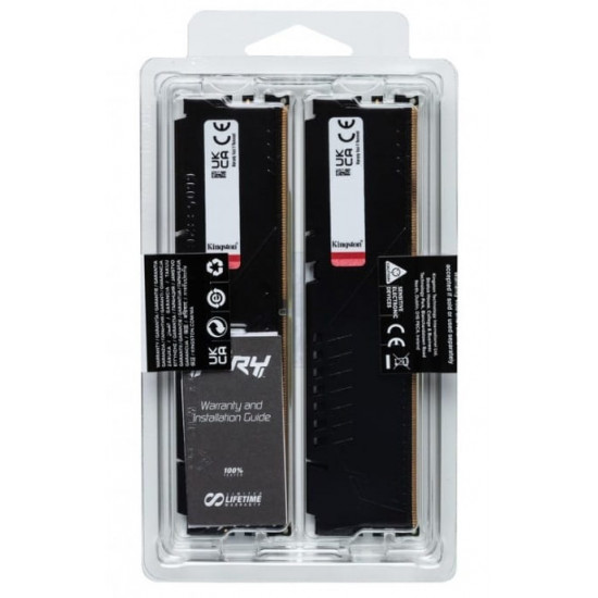 Модуль пам`яті DDR5 2x8GB/5600 Kingston Fury Beast Black (KF556C36BBEK2-16)
