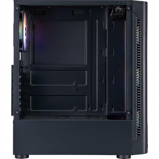 Корпус 1stPlayer D4-BK-4F1 Black без БЖ