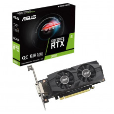 Відеокарта GF RTX 3050 6GB GDDR6 OC low profile Asus (RTX3050-O6G-LP-BRK)