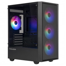 Корпус Prologix E107 Tempered Glass Black без БЖ