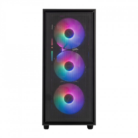 Корпус Prologix E107 Tempered Glass Black без БЖ