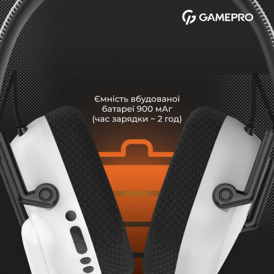 Гарнітура GamePro Genesis Mercury Pro White (HSW120W)