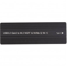 Зовнішня кишеня PowerPlant для SSD Premium M.2 PCIe NGFF/NVMe USB3.2 (HC380510)