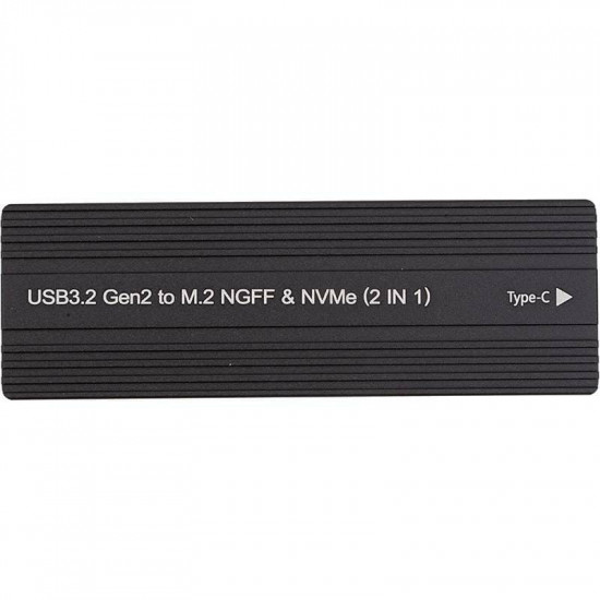Зовнішня кишеня PowerPlant для SSD Premium M.2 PCIe NGFF/NVMe USB3.2 (HC380510)