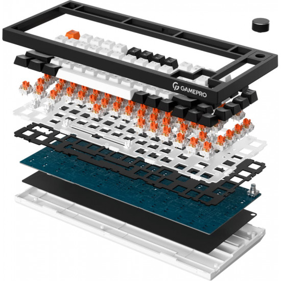 Клавіатура бездротова GamePro Asgard Valhalla MK160B Pro Black