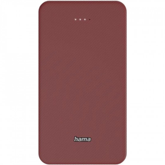 Універсальна мобільна батарея Hama Power Bank 20000mAh 15W Red (201717)