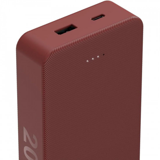 Універсальна мобільна батарея Hama Power Bank 20000mAh 15W Red (201717)