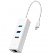 Мережевий адаптер TP-Link UE330C (USB-C 3.0, 10/100/1000Mbps, 3xUSB 3.0 HUB)