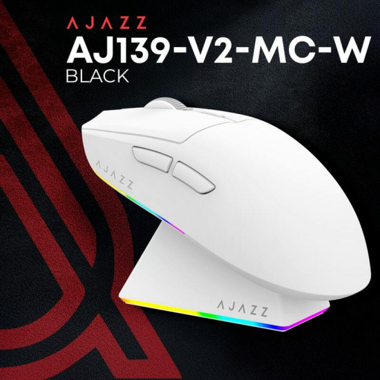 Миша бездротова Ajazz AJ139 V2 White (AJ139-V2-MC-W)