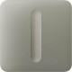 Кнопка для одноклавішного вимикача димера Ajax SoloButton Dimmer 1-gang 2-way for LightSwitch, Jeweler Olive