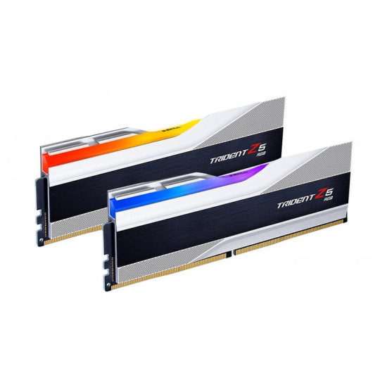 Модуль пам`ятi DDR5 2x16GB/8000 G.Skill Trident Z5 RGB Silver (F5-8000J3848H16GX2-TZ5RS)