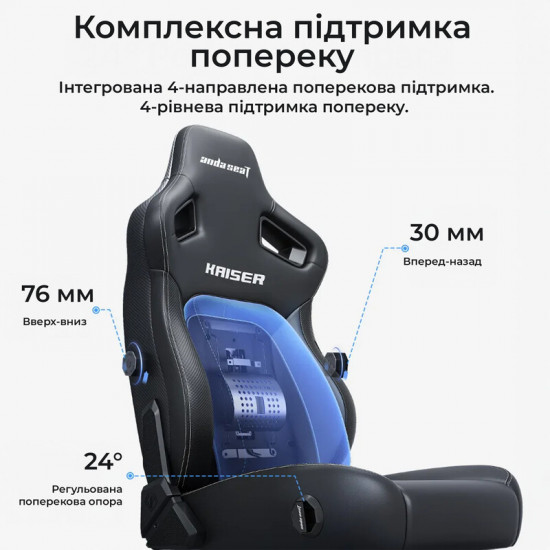 Крісло для геймерів Anda Seat Kaiser 4 V2 Size XL PVC Green (AD12YDDC-XLL-20-E-PV/C-03)