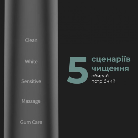 Зубна електрощітка AENO DB6 Black (ADB0006)