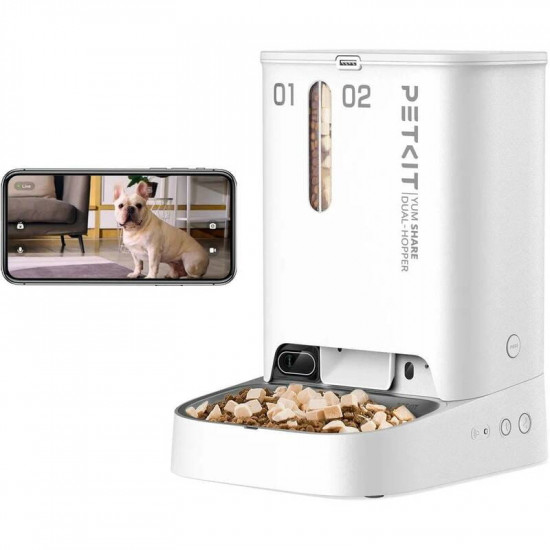 Смарт-годівниця Petkit YumShare Dual-hopper with Camera (P591)
