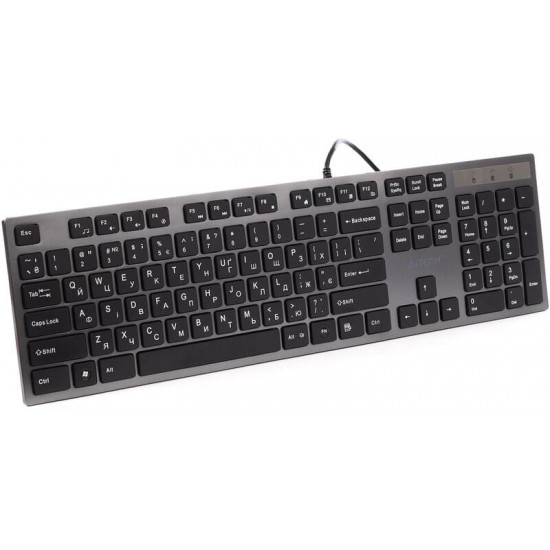 Клавiатура A4Tech KV-300H Grey/Black