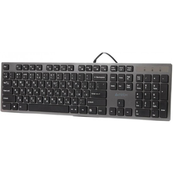 Клавiатура A4Tech KV-300H Grey/Black