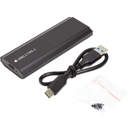 Зовнішня кишеня PowerPlant для SSD Premium M.2 PCIe NGFF/NVMe USB3.1 (HC380459)