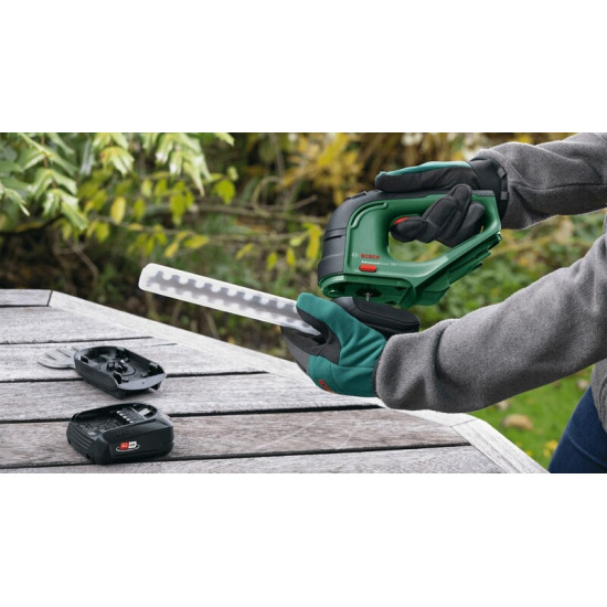 Ножиці садові Bosch AdvancedShear 18V-10 + насадка кущоріз (0.600.857.001)