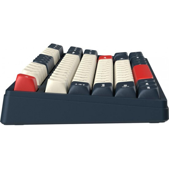Клавіатура бездротова GamePro Asgard Ragnar Keychron Super Red Switch Blue (MK285BL)