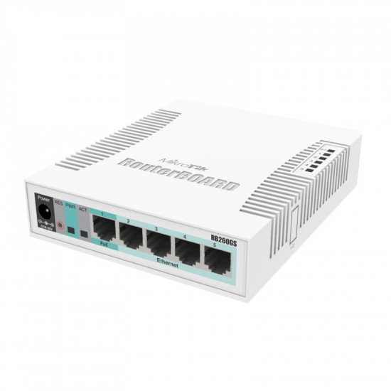 Комутатор MikroTik RB260GS (CSS106-5G-1S)