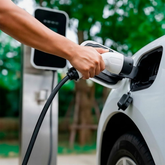 Кабель EnerGenie для заряджання електромобіля Type 2,16А, 1-фазний (EV-T2MF-3.7KW-8M)