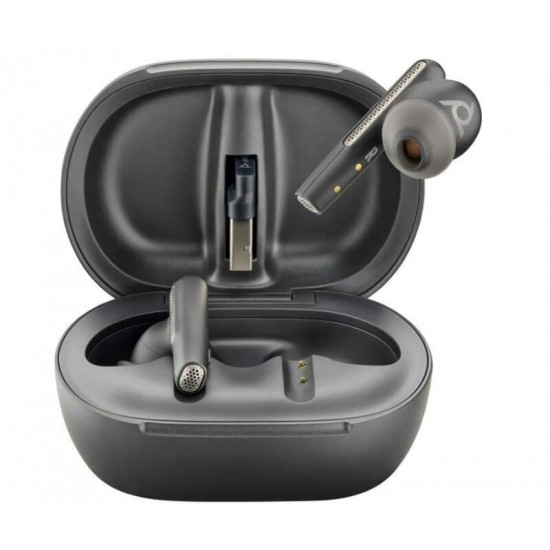 Bluetooth-гарнітура Poly Voyager Free 60+ Earbuds + BT700A + TSCHC Black (7Y8G3AA)