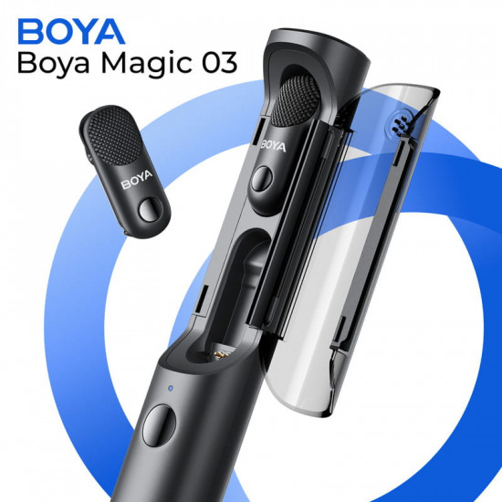 Мікрофон BOYA Magic-03 Type-C/TRS Black