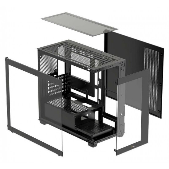 Корпус Ocypus Gamma C52 Black (GAMMA-C52-BKD000XX-GL)
