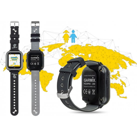 Дитячий смарт-годинник Garmix PointPRO-200 4G/GPS/WiFi Black