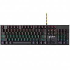 Клавіатура Canyon Deimos GK-4 Rainbow LED ENG/UKR USB Black (CND-SKB4-US)