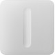 Кнопка для одноклавішного вимикача димера Ajax SoloButton Dimmer (1-gang/2-way) White