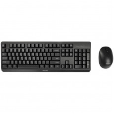 Комплект (клавіатура, миша) бездротовий Philips 6307 Black (SPT6307BL/00)