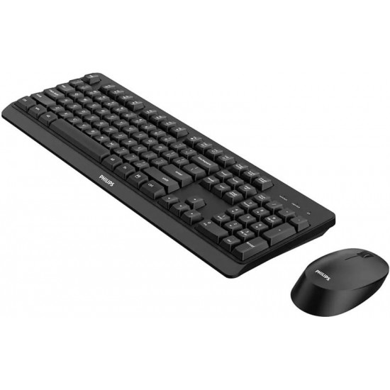 Комплект (клавіатура, миша) бездротовий Philips 6307 Black (SPT6307BL/00)