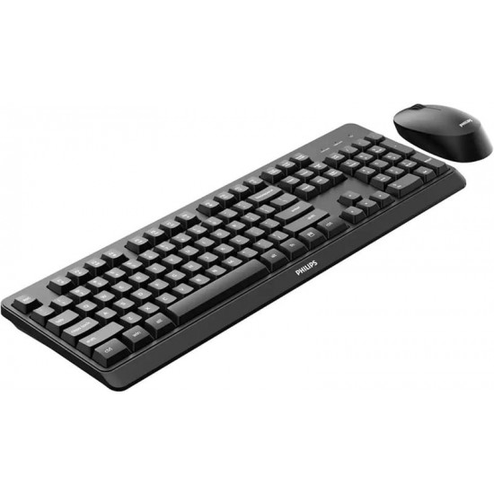 Комплект (клавіатура, миша) бездротовий Philips 6307 Black (SPT6307BL/00)