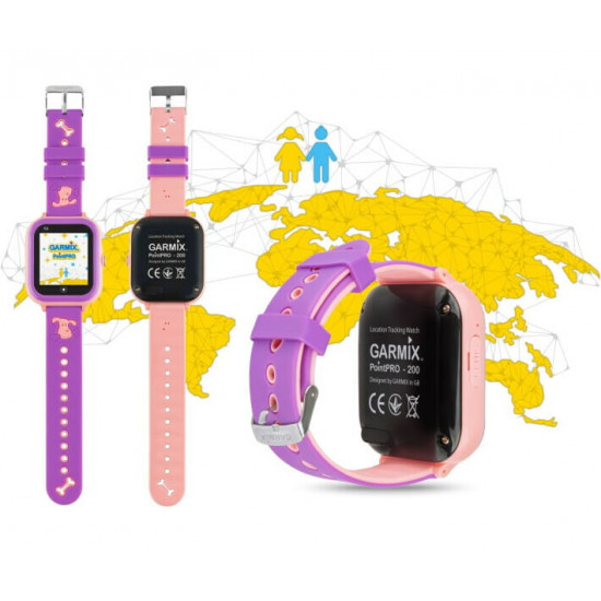 Дитячий смарт-годинник Garmix PointPRO-200 4G/GPS/WiFi Pink