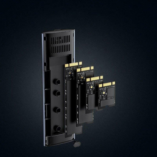 Зовнішня кишеня Ugreen для SSD M.2 (NVMe) M-Key 3.1 Gen2 CM400 Gray (10902)