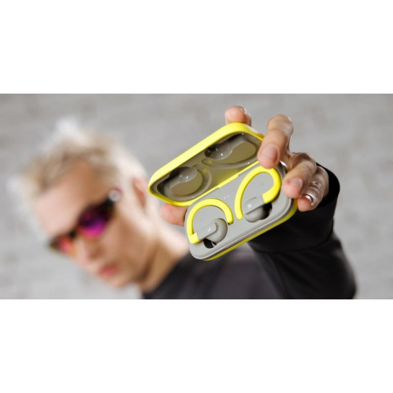 Bluetooth-гарнітура Canyon TWS-11 Headset On Run Sport Yellow-Grey (CNS-TWS11GR)