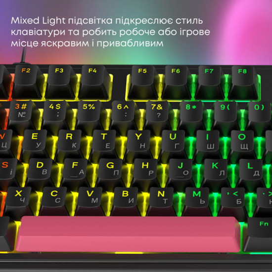 Клавіатура Ajazz AK980 Red Switch Black USB-C (AK980-R-BR)