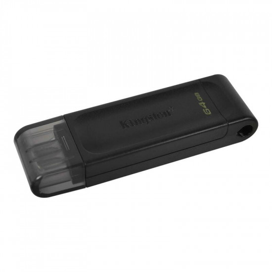 Флеш-накопичувач USB3.2 256GB Type-C Kingston DataTraveler 70 Black (DT70/256GB)